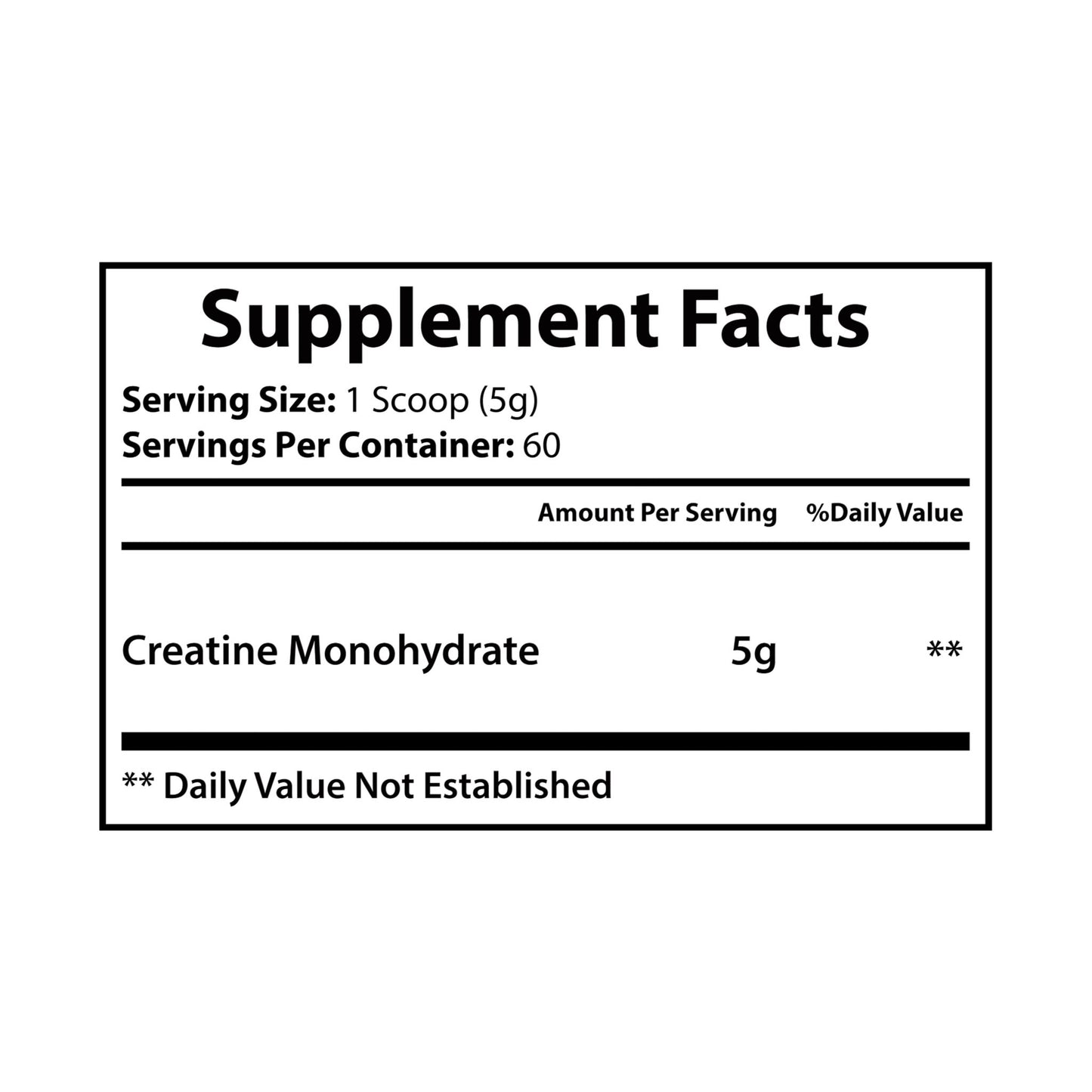 OMNIVOID Creatine Monohydrate (300g, 10.58oz)