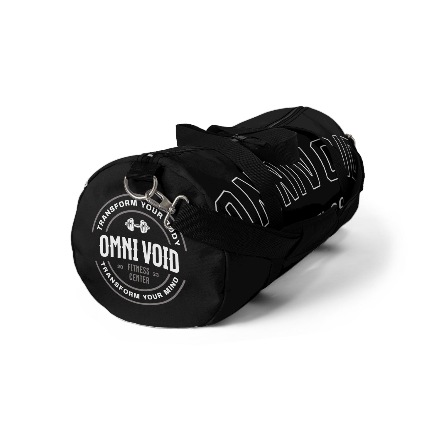 OMNIVOID Logo Duffel Bag - Stylish Gym & Travel Bag