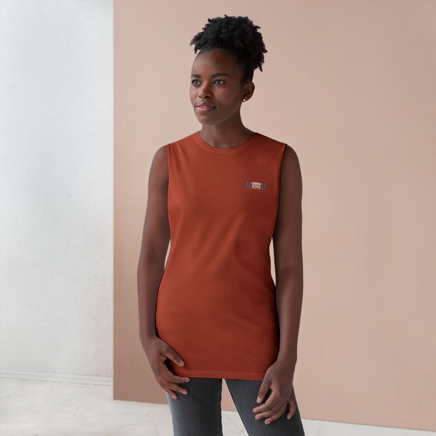 OMNIVOID Drop Arm Tank - Comfortable Fitness Apparel