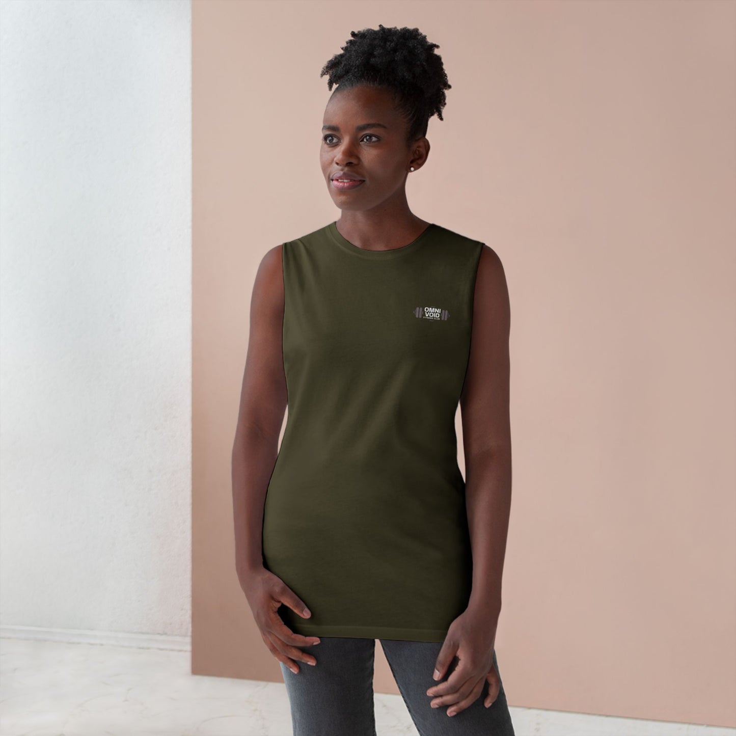 OMNIVOID Drop Arm Tank - Comfortable Fitness Apparel