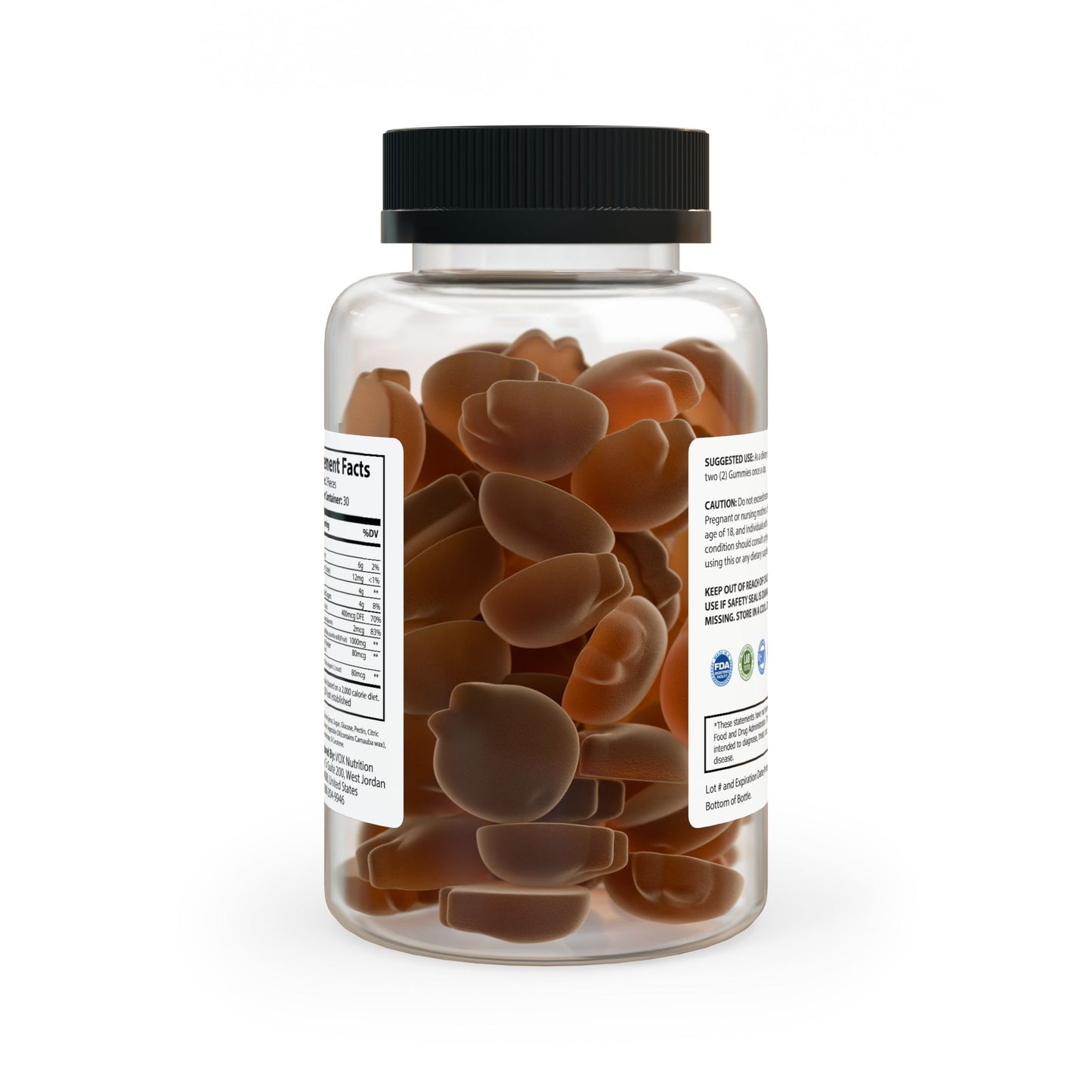 OMNIVOID Apple Cider Vinegar Gummies (60 Gummies)