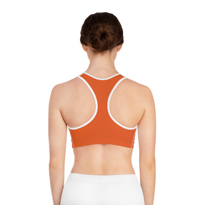 OMNIVOID Comfort Fit Orange Sports Bra