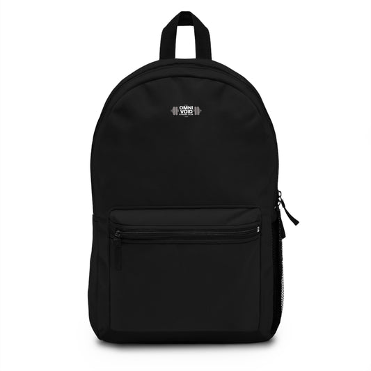 OMNIVOID Minimalist Gym Backpack | Durable Black Bag for Fitness Enthusiasts