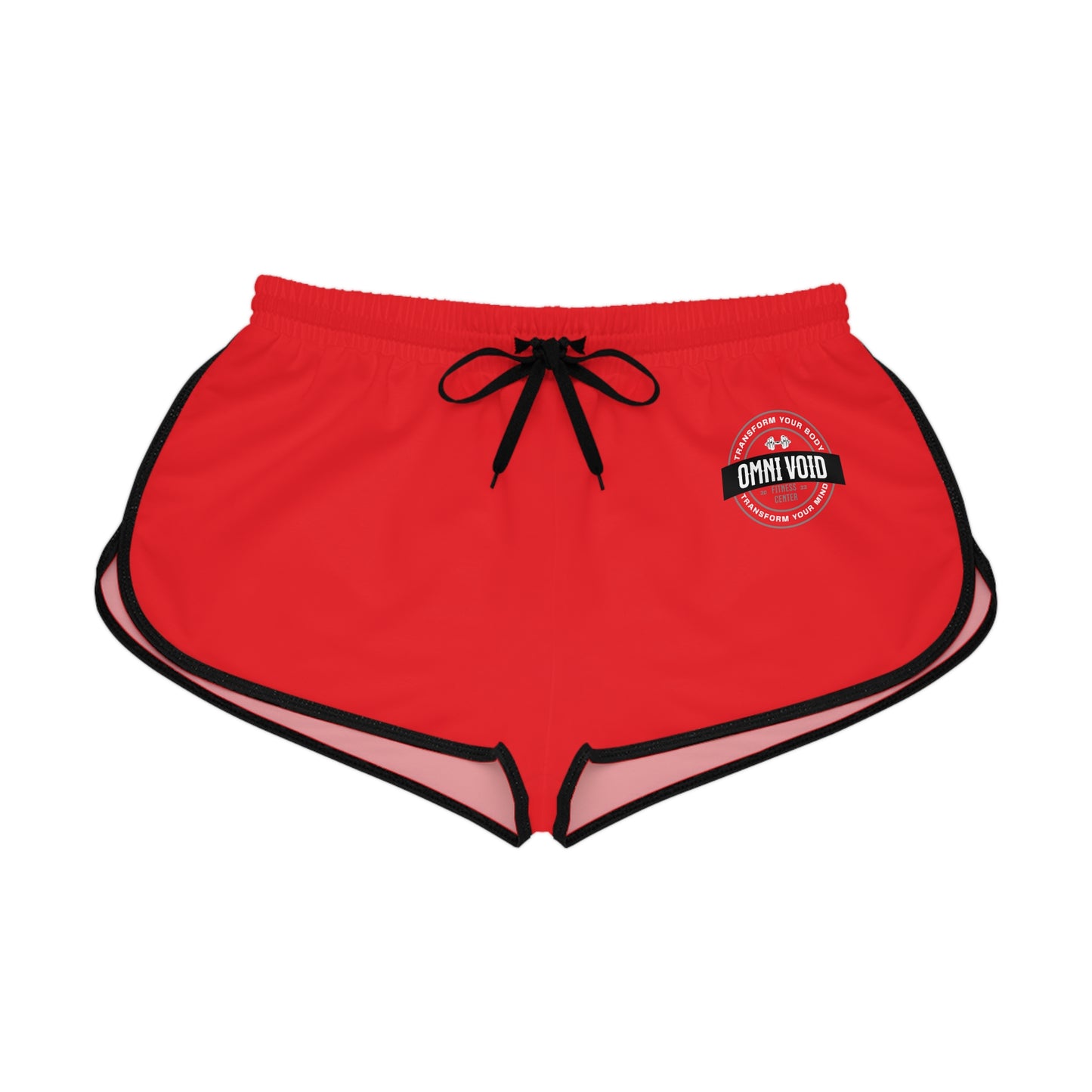 OMNIVOID Women’s Relaxed Red Athletic Shorts